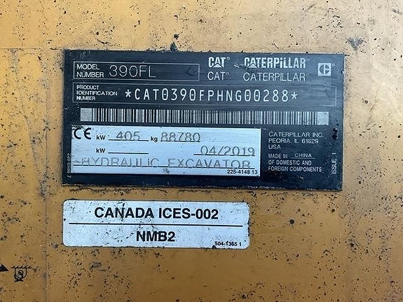 CAT 390FLXE 5 of 24