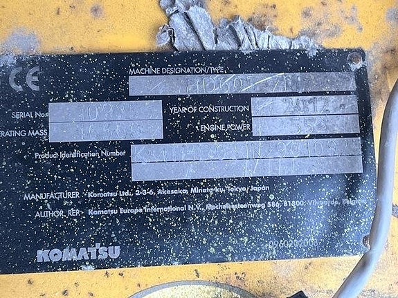 Komatsu HD605-7EO 9 of 24