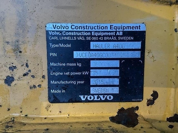 Volvo A40G 5 of 24