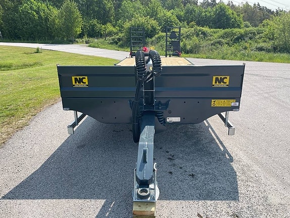 NC 3axl traktordragen maskintrailer 22T 8 of 23