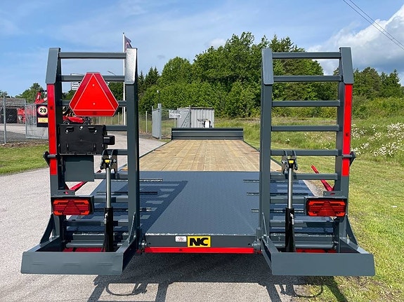 NC 3axl traktordragen maskintrailer 22T 4 of 5