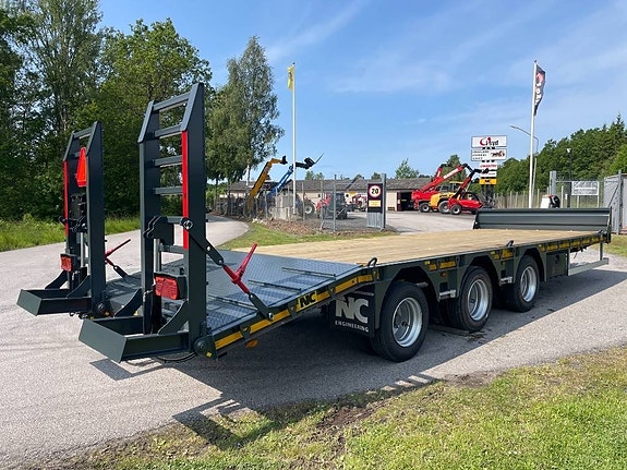 NC 3axl traktordragen maskintrailer 22T 5 of 5