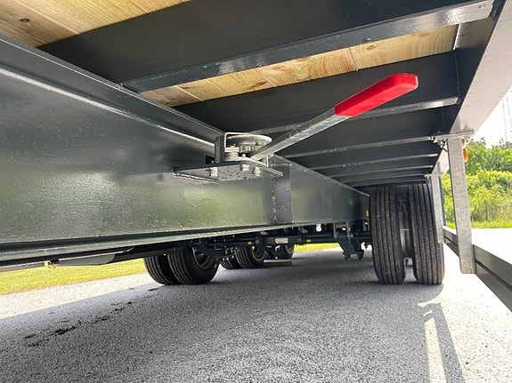NC 3axl traktordragen maskintrailer 22T 23 of 23