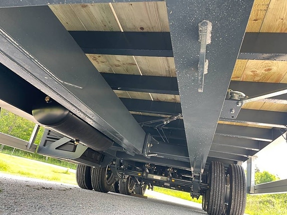 NC 3axl traktordragen maskintrailer 22T 22 of 23