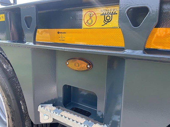 NC 3axl traktordragen maskintrailer 22T 18 of 23