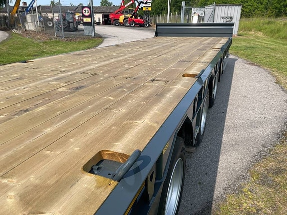 NC 3axl traktordragen maskintrailer 25T 19 of 24