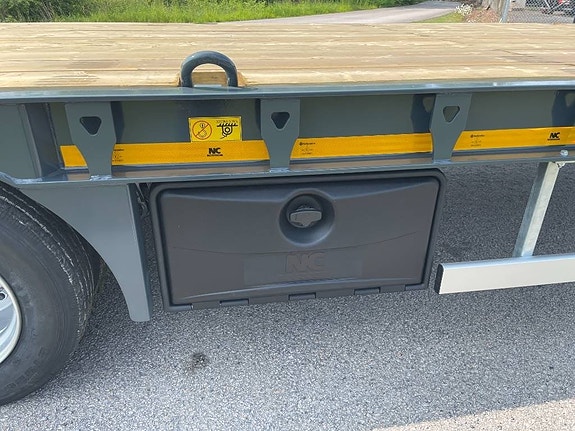 NC 3axl traktordragen maskintrailer 25T 20 of 24