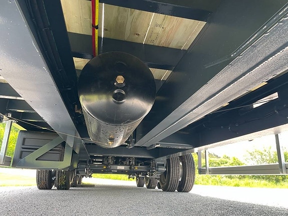 NC 3axl traktordragen maskintrailer 25T 23 of 24
