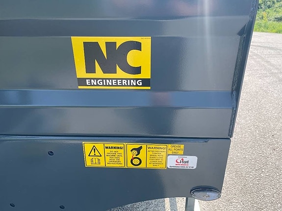 NC 3axl traktordragen maskintrailer 25T 11 of 24