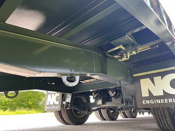 NC 3axl traktordragen maskintrailer 25T 17 of 24