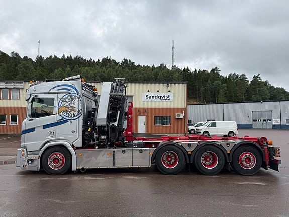 SCANIA NEXTGEN HIAB 408 JIBB KRANVÄXLARE TRIDEM 4 of 5