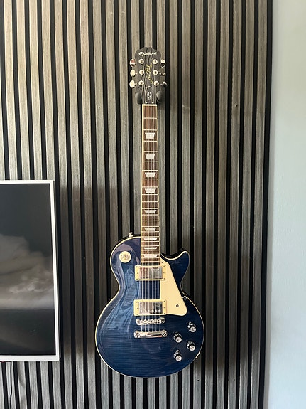 Epiphone Les Paul Ultra III elgitarr blå