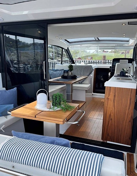 Påväg in Båtgiganten Ab / Grandezza 37ca / Volvo Penta d4*2 5 of 5