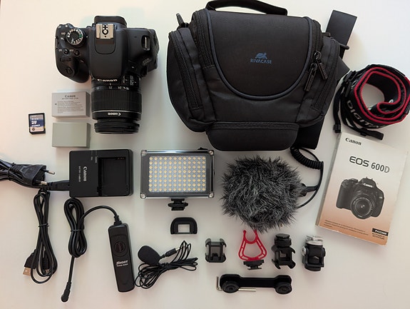 Canon Canon EOS 600D kamerapaket – Perfekt för foto, Reels и Shorts (Fint skick!)