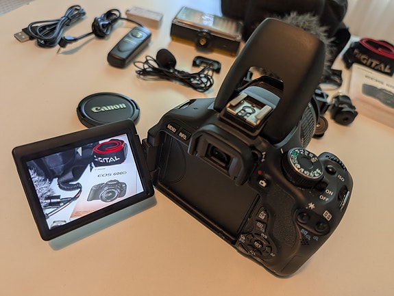 Canon EOS 600D kamerapaket – Perfekt för foto, Reels и Shorts (Fint skick!) image 2