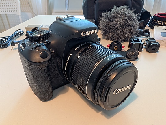 Canon EOS 600D kamerapaket – Perfekt för foto, Reels и Shorts (Fint skick!) image 5