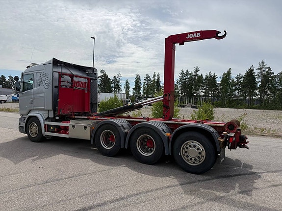 Scania R580 8x4 Tridem lastväxlare / frontplog 6 of 8