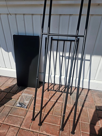 GRÅFJÄLLET Klädställning med skoförvaring, antracit, 90x36x175 cm