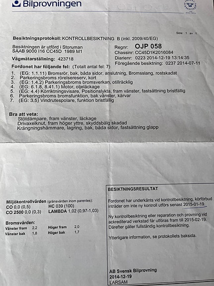 Saab 9000 5 of 5