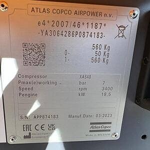 Atlas Copco XAS 48 Compressor, Kompressor (New) 8 of 8