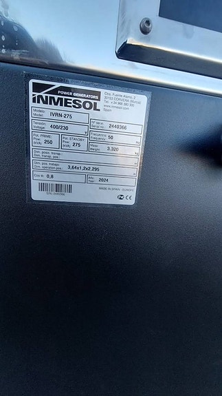 Inmesol IVRN-275 Generator, Elverk (STAINLESS STEEL) 7 of 7