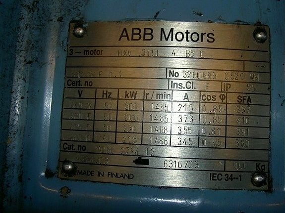 ABB Motor Siemens 11 of 11
