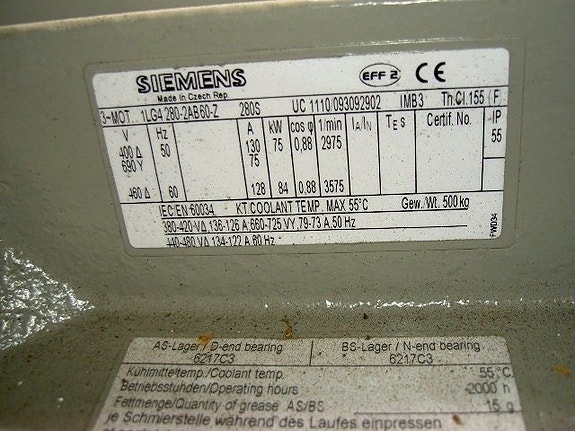 ABB Motor Siemens 2 of 11