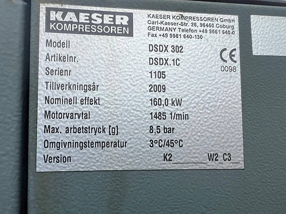 Kaeser , Atlas Copco, Reservdelar, Kompressor, 21 of 21