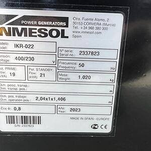 Inmesol IKR-022 Generator, Elverk (New) 11 of 11