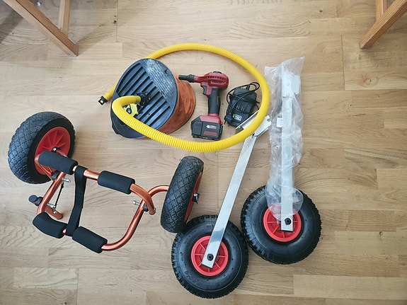 Gummibåt  motor  4 hk, 4 T+ tillbehör. 5 of 6