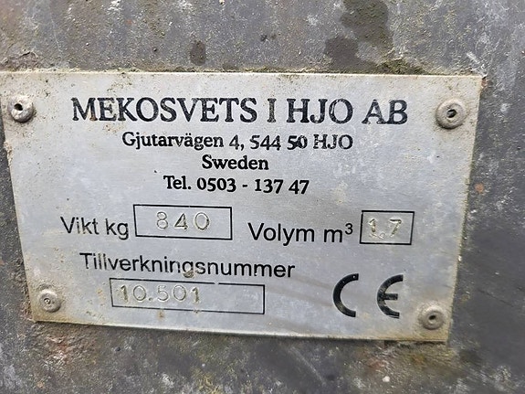 Meko Svets Planerskopa med förhöjning 3 of 3
