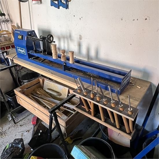 ABC Scheppac - Drejebænk til træ / Wood Turning Lathe 3 of 5