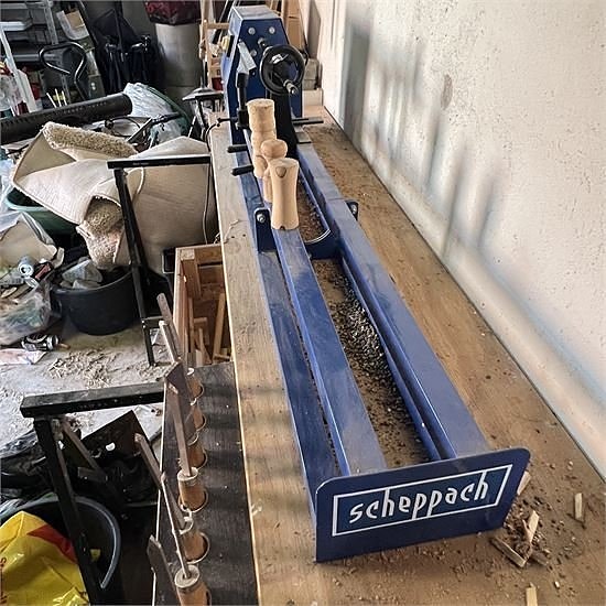 ABC Scheppac - Drejebænk til træ / Wood Turning Lathe 4 of 5