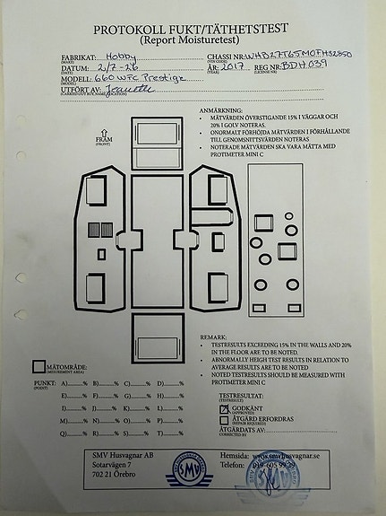 Hobby 660 WFC Prestige Fukttestad ua / ALDE, AC Bodel 15 of 15
