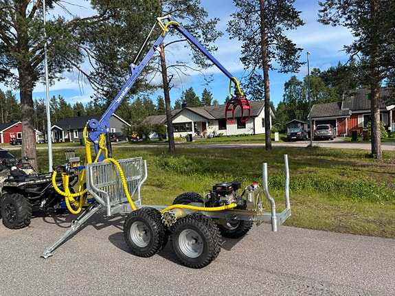 Bonnet Logtrailer 450 hydraulisk skogsvagn med ramstyrning 3 of 8