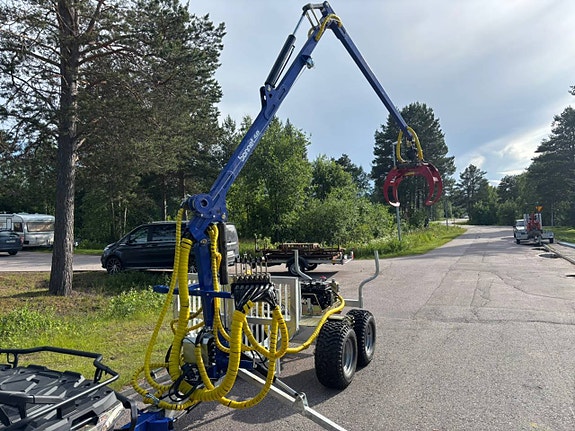 Bonnet Logtrailer 450 hydraulisk skogsvagn med ramstyrning