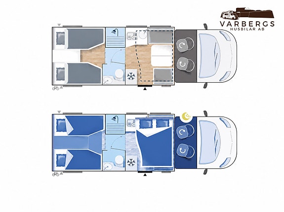 Chausson 777GA Titanium Premium *Automat Långbäddar+Taksäng 3500kg 170hk *** VI TAR INBYTEN *** Fritidslån Ränta Fr. 3,7 2 of 5