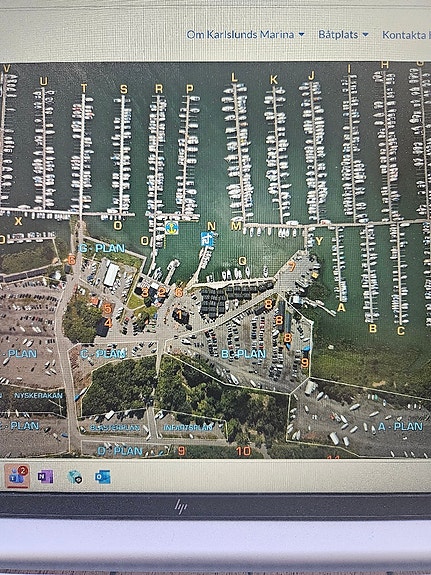 Brygga N04 5,50x2,15m - Karlslunds Marina Storlek 4B 5,5x2,15 2 of 2