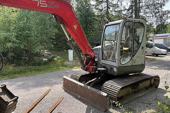 Wacker Neuson 75 Z3 inkl 3 redskap, Stållarver 600mm 4 of 5