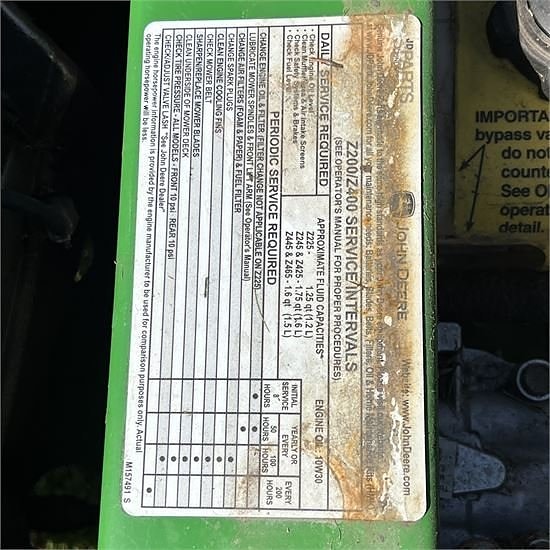 John Deere EZtrack  Z425 - Video 19 of 30