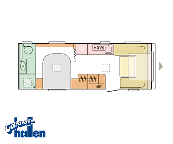 Adria ADORA 613 UT Pluspaket, Klimatanläggning Clima Aventa 2,4 KW