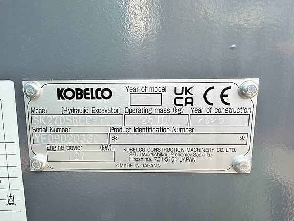 Kobelco SK 270SRLC-7 Lagermaskin Luleå 6 of 17