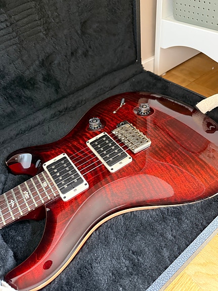 PRS Custom 24 elgitarr red fire burst