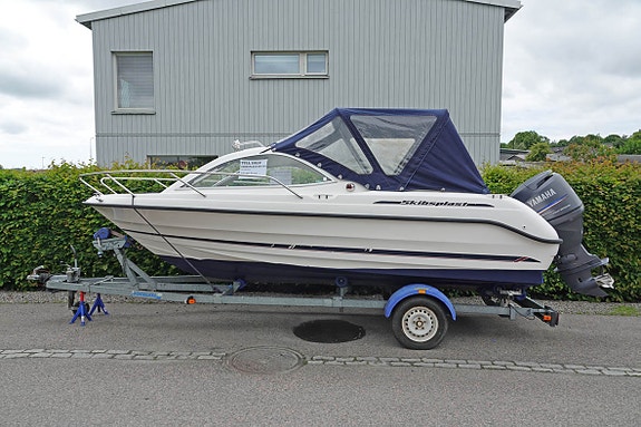 Skibsplast HT 555 med båttrailer Thule bromsad 3 of 10