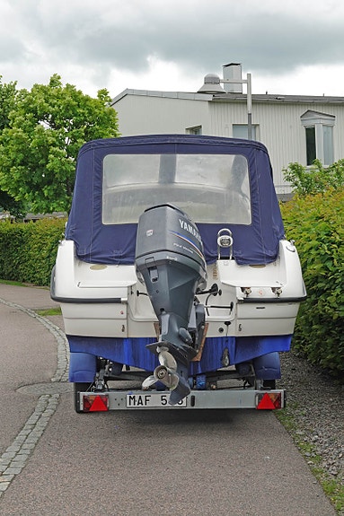 Skibsplast HT 555 med båttrailer Thule bromsad 4 of 10