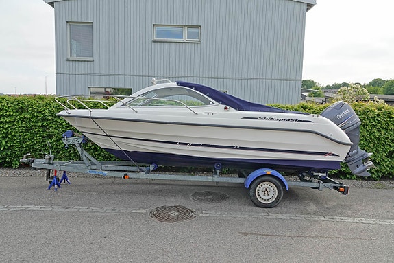 Skibsplast HT 555 med båttrailer Thule bromsad 5 of 10