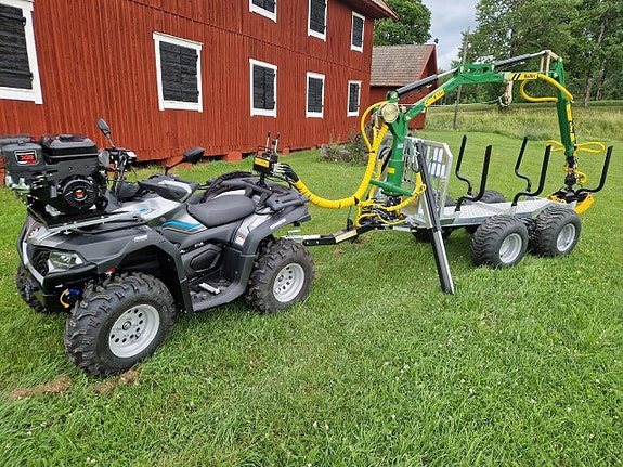 CFMOTO 625 INK SKOGSVAGN 3TON KRAN 4,2 M *VISNINGS EX* 2 of 11