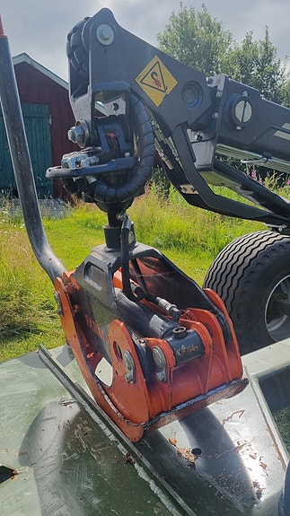 Farma T9F 6,7 huggarvagn timmervagn skogskärra 5 of 10