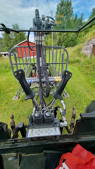 Farma T9F 6,7 huggarvagn timmervagn skogskärra 7 of 10