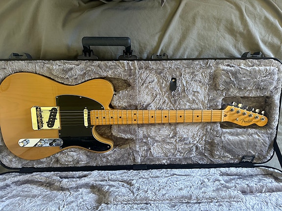 Fender American pro 2 telecaster butterscotch blonde + original hardcase
